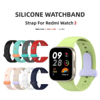 Replacement Silicone Strap For Xiaomi Redmi Watch 3 Watchbands Strap For Redmi Watch 3 Strap Correa Bracelet Watch Accessories