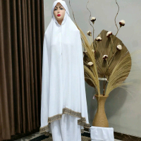 Mukena Coklat Mukenah Cantik Hitam Crinkle Travel Airflow Muslim