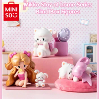 MINISO Genuine Mikko Home Series Blind Box Figure Kawaii Model Collection Doll Ornaments Mystery Box Girl Surprise Gift Toys