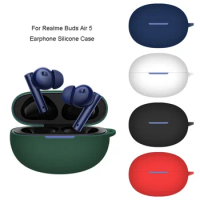 Suitable for Realme Buds Air 5 Shockproof Headphone Sleeve Impact-resistant Housing Washable Soft Cover Holder