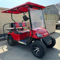 CE Approved Tourist Club Golf Car Lithium Battey 2 4 Seater Electric Golf Carts off Road Buggy 4KW 72V Cheap Golf Cart