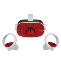 Oculus quest 2 สติกเกอร์ป้องกัน VR มือจับหน้ากากเครื่องเล่นเกมแบบออล-อิน-วัน PVC ฟิล์มกันฝุ่นไร้รอย