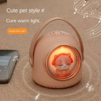 Adorable Bluetooth speaker Creative lovely outdoor portable home Bluetooth USB rechargeable capsule wireless speaker