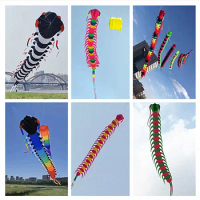 free shipping 18m centipede Kite toy koi fish software giant kite professional wind kites outdoor play inflatable games flying