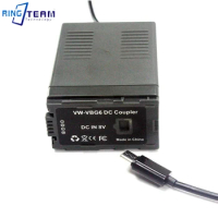 Type C Cbale to VW-VBG6 Dummy Battery VW-VBG6 DC Coupler for D310 AG-AC7 AG-AF100 HDC-HMC40 HMC70 HMC80 HMC150 HMC153 Camera