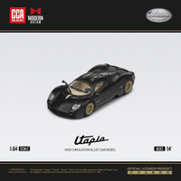 Giấc mơ về thủy triều ModernDream+CCA Tên Chung 1:64  Mô hình xe hơi hợp kim giả màu trơn Pagani Uto
