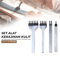 ABDI MALL- Alat DIY Kulit Leathercraft Hole Punches Stitching Tool 1+2+4+6 Prong