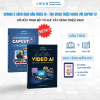 Combo 2 Sách Kịch bản Video AI & Tạo Video triệu views với Capcut AI