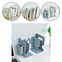 Book Shelve Durable Adjustable Bookends Book Ends Stand Holder Desktop Decor Adjustable Book Stand