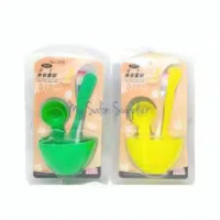 Set mangkok masker Warna kuning
