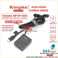 Pin Ảo/Giả Pin/Dummy Pin NP-W126/126S Chính Hãng KINGMA. For FUJIFILM W126/126S ( Bảo Hành 12 Tháng)