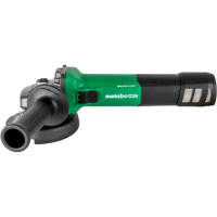 Metabo HPT Angle Grinder | 4-1/2-Inch 12 Amp AC Brushless Motor Variable Speed 3-Position Side Handle G12VE2 Garden Tools
