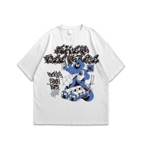 Ama-Kaos Pria Premium Bahan fit oversize - T-SHIRT KAOS OVERSIZED BOXY SPRAY UNqfmakaxkwo