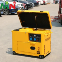 Air Cooled Diesel Generator Silent Yellow White Auto Start Generator Diesel Generator 5kva