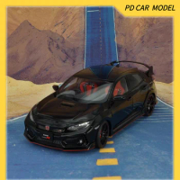 AUTOART Collectible 1:18 Honda CIVIC TYPE R FK8 BLACK Gift for friends and family