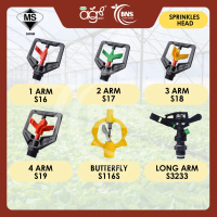 AgroBuddy X BNS Penyembur Pemercik Putar untuk Taman / Pertanian | Sprinkler Garden Watering Nozzle 