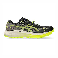 Asics Fuji Lite 5 [1011B889-001] 男 越野 跑鞋 路跑 慢跑 緩震 耐磨 黑 螢光黃