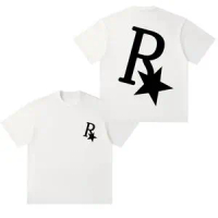 T-shirt Pakaian Oversize Atasan Baju Kaos Pria Putih Dewasa Distro Korean Style Premium Terbaru Leng