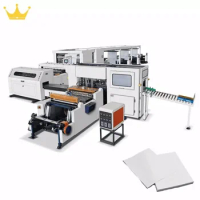 Fully Automatic A4 Paper Cutting Machine High Speed Office Document A4 Paper 80 GSM Cutter Equipment Production Line for Sale