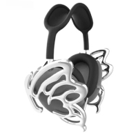 Airpods Max Cases Cover Original Electroplated Metal Shaped Butterfly Headphone Protective Case 3D Printed Headphone Accessories
