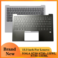 NEW Laptops Case Palmrest Upper Case With Keyboard For Lenovo YOGA S730 S730-13IWL S730-13IMLSilver Black