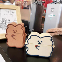 Cute Cartoon Bear Cartoon Earphone Case for apple AirPods Pro 2 Wireless Silicone Headset Charging Box for AirPods 2 3 Cover