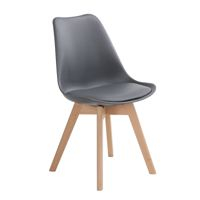 北歐家用伊姆斯椅現代簡約實木書桌椅休閒靠背椅布藝餐椅洽談椅子