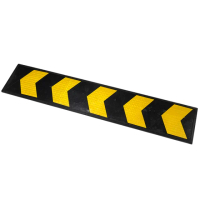 【大力】電線桿防撞條100x20cm 買一送一 護牆角 警示條 交通標誌 黃黑反光 B-CRP1000(反光路牌 橡膠護牆板)