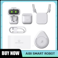 Aibi Smart Robot Emotional Intelligent Emo Robots Portable Pockets Voice Ai Emopet Robot Interaction Accompany Kids Toy Gift