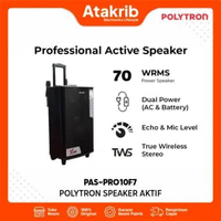 POLYTRON SPEAKER AKTIF PAS-PRO10F7 Portable Dual Power