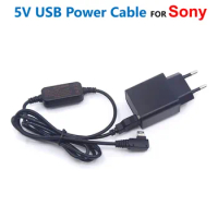 AC-PW10AM Camera Power Bank USB Cable+Adapter Charger For Sony A77 II A99 A100 A200 A290 A330 A380 A390 A450 A500 A700 A850