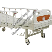 Hospital Furniture Manufacturers 2 Functions two Cranks Manual Nursing Bed for hospital