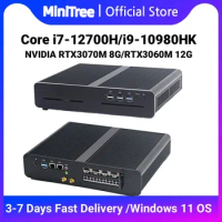 Win 11 Mini Gaming PC RTX 3070M 8G Core I9 10980HK I7 10870H Gamer Desktop Computer DDR4 NVME NVIDIA RTX 3060M 12G HD DP WiFi6