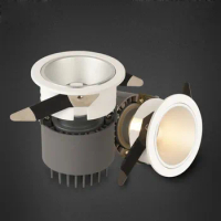 5pcs NEW CREE LED Cob Hotel Downlight Dimmable 7W 12W 20W 30W Embedded Wall Washer Ceiling Living Room Antiglare