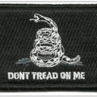 Embroidered Patches cloth snake with hook airsoft army military tactical for jacket custom desgin