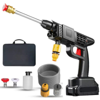 【小不記】無線手持高壓水槍/洗車水槍/電動水槍/電動水槍/噴水槍(洗車機 清洗機 強力清洗水槍 牧田通用款)