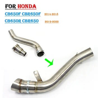 Motorcycle exhaust systems cbr650r exhaust pipe for motorcycle For Honda cb650r cbr650 2019-2022 cb650f cbr650f 2014-2018 Year