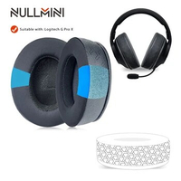 NullMini Replacement Earpads For Logitech G Pro X Headphone Cooling Gel Earmuffs Ear Cover Headband HeadBeam