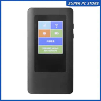 5G WiFi6 Portable Router Dual Band 2.4G/5.8G Mobile Hotspot SIM Card Pocket MiFi Modem 4000mAh Wide Coverage Network