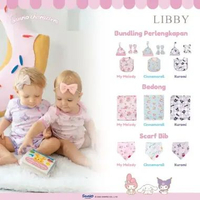 LIBBY Sanrio Bundling Perlengkapan Bayi Kuromi Cinnamoroll Hello Kitty My Melody (3 Pcs) Bedong | Sa