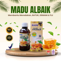 Madu Albaik Batuk & Flu – Perpaduan Jahe & Habbatussauda  280gram