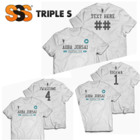 Gercep KAOS ANIME HAIKYUU AOBA JOHSAI VOLLEYBALL CLUB OIKAWA IWAIZUMI - CUSTOM NAMA DAN NOMOR Low