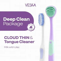 Veska by LEKA - Deep Clean Package - Cloud Thin + Tongue Cleaner Milk