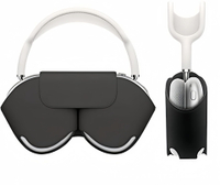 Vỏ tai nghe PU sang trọng tương thích với AirPods Max chống trầy xước chống nước vỏ bảo vệ tai nghe