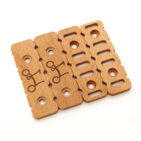 4pcs Aceoffix For Replacing MKS Pedal Side For Brompton Pedal Wooden Plate