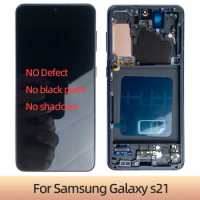 SM-G991B G991B/DS Second-hand Lcd For Samsung Galaxy S21 5G Display Touch Screen Digitizer Panel Assembly WITH FRAME