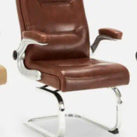 Bow chair computer chair home boss chair leather study meeting chair staff mahjong chair chair rotating office chair