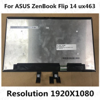 Original 14'' Matrix For Asus Zenbook 14 UX463 UX463FA UX463FL Touch Digitizer Glass LED Screen Laptop LCD Display Assembly