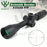 Schmidt Bender HD 5-22x50 FFP First Focal Plane Hunting Rifle Scope Optic Sniper caza Tactical Long Eye Rifle Scope Sight