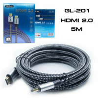 สาย HDTV 4K GLINK 2.0 รุ่น GL-201 ยาว1.8M/3M/5M/10M คุณภาพดี 4K Ultra HD Resolution สวัสดิการสด